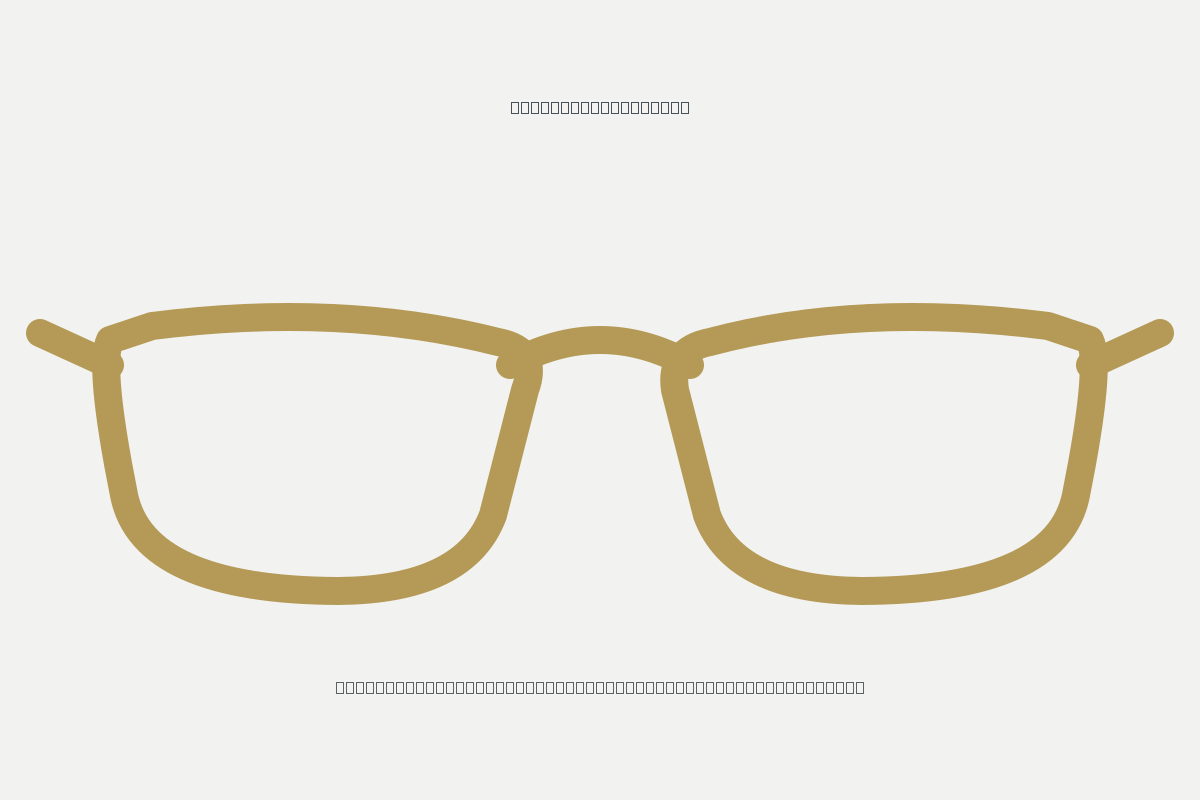 River Oak semi-rimless glasses in Gold