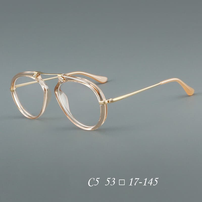 Mira Trail oval glasses in Tea