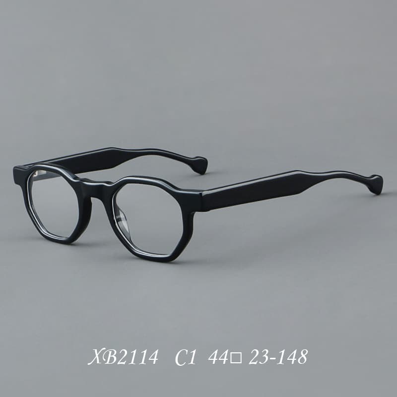 Wren Reed geometric glasses in Black