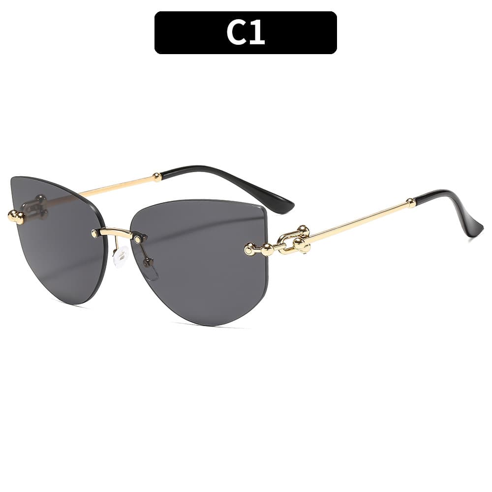 Jasper Hill rimless glasses in Black