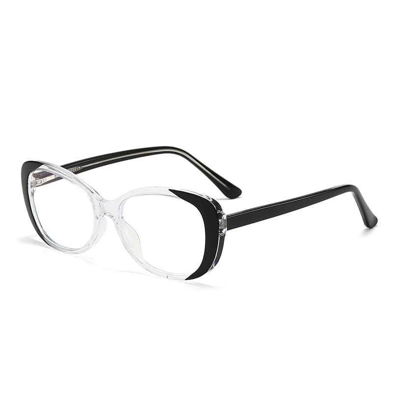 Skye Lake oval glasses in Black