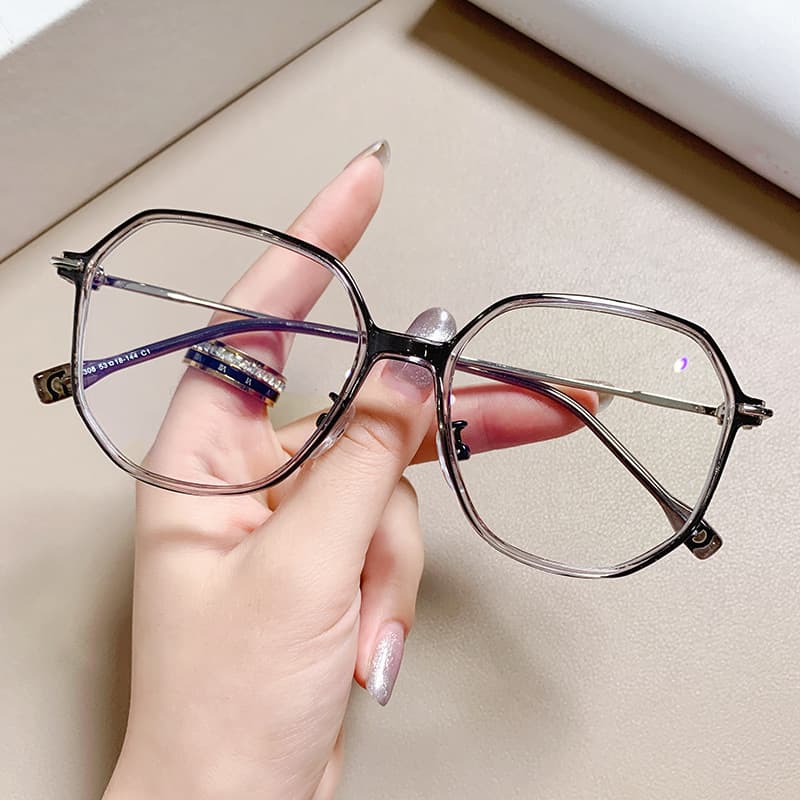 Sage Haven round glasses in Black Gray